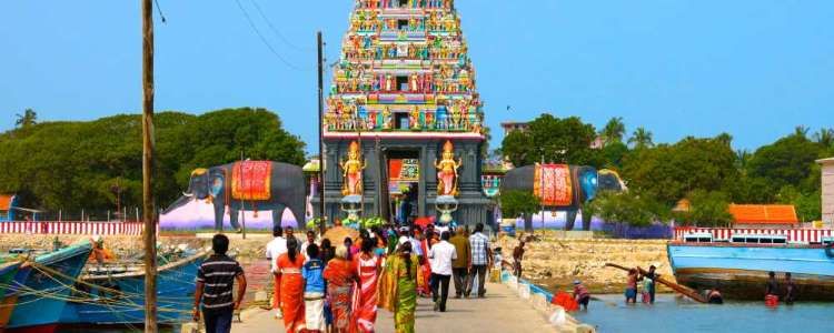 Nagapooshani Amman Temple Nainativu Island Jaffna