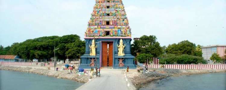 Nagapooshani Amman Temple Nainativu Island Jaffna Image
