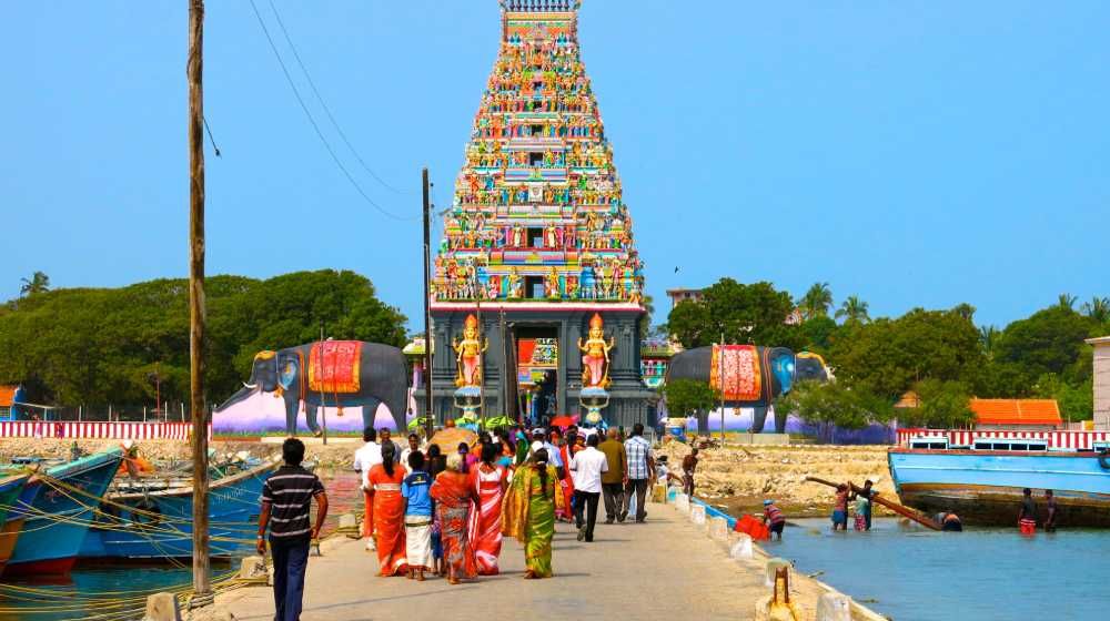 Nagapooshani Amman Temple Nainativu Island Jaffna Image