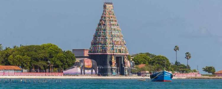 Nagapooshani Amman Temple Nainativu Island Jaffna Image