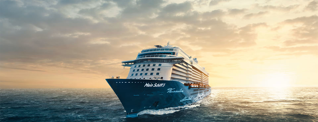 Luxury Cruise Mein Schiff 5 reaches Port of Hambantota Cover Image